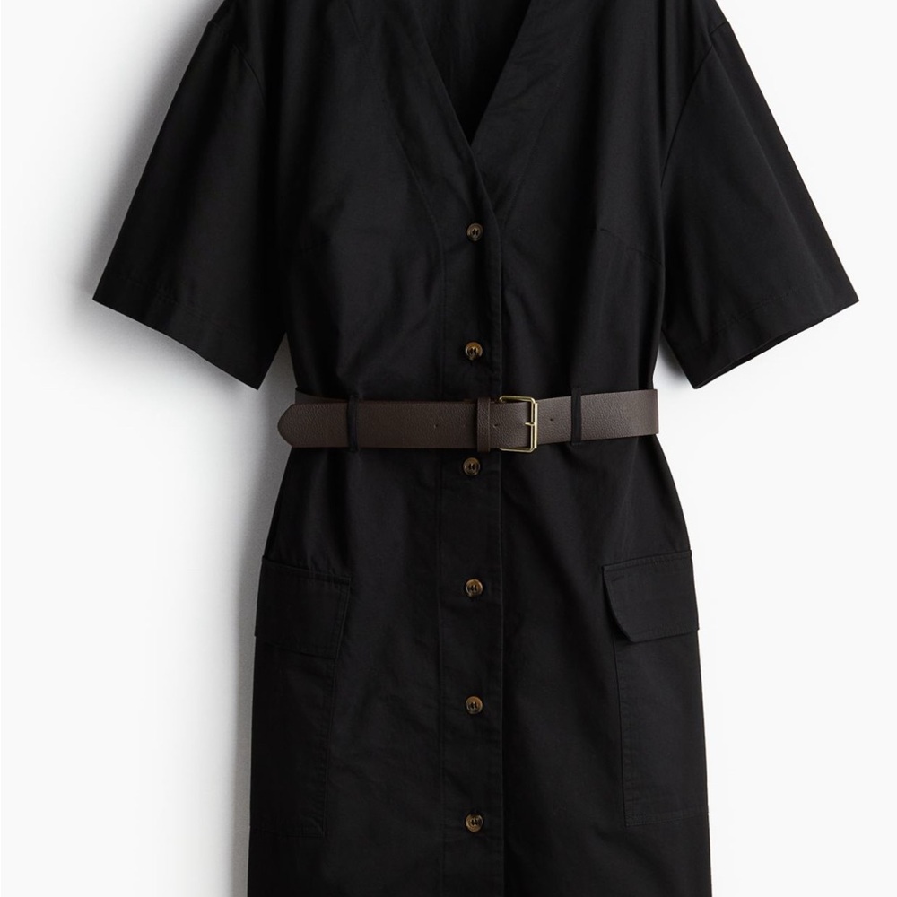 Black Belted Dress